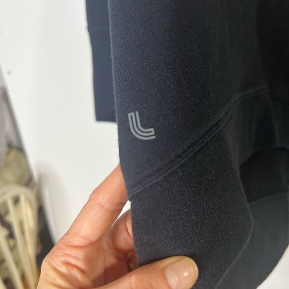 Lole Black Cowl Neck Sweatshirt Tunic Top - Picture 5 of 11